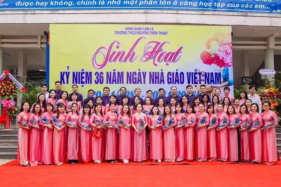 Lễ Kỷ niệm 36 năm Ngày Nhà Giáo Việt Nam Trường THCS Nguyễn Thiện Thuật